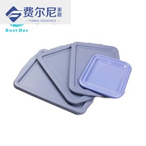 Hotel washing tableware plastic collection Bowl lower column collection storage basin cleaning plate rectangular thick large dining car