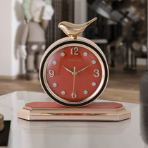 Modern light luxury clock living room desktop clock ornaments table clock table clock sitting clock clock