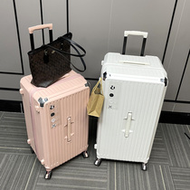 Antibacterial Mega-Capacity Student Suitcase Womens Tennis Red New Ins Tide Man Suitcase Pull Rod Password Leather Case
