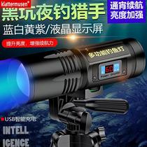 Fish Lamp Night Fishing Light Purple Light Bench Fishing Super Bright Light Fish Lamp High Power Blue Light Torch Xenon Luminous Laser Gun