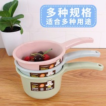 3-pack plastic water scoop Household kitchen small water spoon thickened baby shampoo cup Childrens bath large water scoop