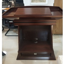 Yili office furniture independent podium YL-Z-01 mechanical polishing veneer environmental paint