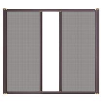 Ounuo doors and windows custom screen window anti-mosquito net Aluminum alloy side sand doors and windows Push-pull telescopic folding screen window net self-assembly