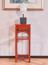 Youlian is a modern new Chinese living room desktop double-layer flower couple (big fruit red sandalwood Burmese pear)