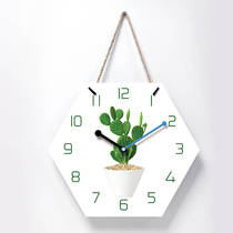 Nordic ins girl heart hipster wall clock living room decoration creative fashion simple clock bedroom mute when