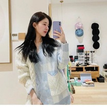 New Zhao Rusi same sweater XIAOLI designer Jun Lechi Xiaomianyun cardigan sweater early autumn outside needle