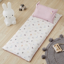 Class A 60 tribute satin pure cotton embroidery kindergarten quilt three-piece set baby bedding six-piece set with core nap quilt