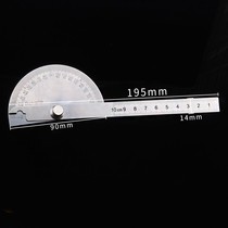 Woodwork ruler Multifunctional industrial protractor measuring instrument High precision straight angle ruler stainless steel angle universal scale