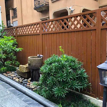 Custom anti-corrosion wood fence Garden fence Outdoor fence Wood fence Fence fence fence Balcony outdoor courtyard decoration