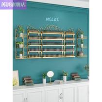 Nail art glue display rack Net red nail salon wrought heart wall storage rack nail polish rack