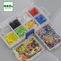 Color pin Small safety pin Baby clothes safety pin tag hanging rope fixed small pin Gourd type