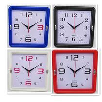 Factory direct sales cross-border foreign trade square wall clock 22CM home quartz clock