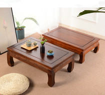 Solid wood kang table kang several low table dining table tea table floating window tatami table Ming and Qing classical Chinese antique square table