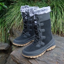 2021 new foreign trade Winter super high snow boots ski boots Waterproof warm and low temperature resistant new snow snow shoes
