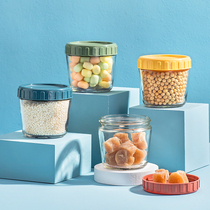 Glass sealed jar Food grade small mini household birds nest cup Portable storage jar Homemade yogurt dispensing bottle