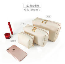 2021 new super fire counter gift cosmetic bag square Waterproof high sense ins portable storage bag can be customized