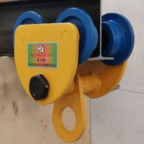 Cat head lathe worker push crane monorail sports car lifting pulley pull sports car hand pull rail crane bag word