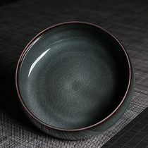 Celadon tea wash large large household tea ceremony Longquan Gao Kiln ice crack tea set zero with Cup wash pen wash water