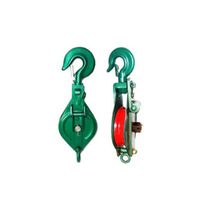Pasak Japanese-style open-end single-wheel slide 0 25-2T lifting pulley Single-wheel hook pulley 