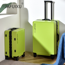 Luggage large capacity aluminum frame silent universal wheel suitcase 20 leather box male password trolley case female 24 inch 26