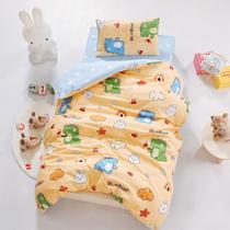 Pure cotton kindergarten quilt three pieces of childrens small bedding six pieces of baby nap special cotton into garden bedding