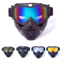 Tactical mask face shield full face anti-impact goggles outdoor military fans dustproof anti-fog riding glasses CS mask