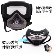 Transparent anti-fog dustproof mask industrial dust-proof polishing ash spray paint pesticide anti-smoke welding protective mask