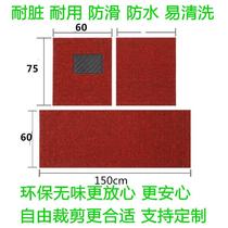 Car foot pad universal silk ring foot pad free cutting easy to clean anti-dirty car pad main driving single car foot pad