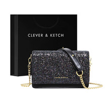 Small Ck Flagship Store Officer Net Girl Bag 2022 New Tide Fashion Chain Single Shoulder Slanted Satchel Starry Sky Air Mesh Red