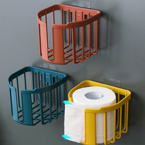 Ting Sirui non-perforated toilet tissue box wall-mounted toilet paper rack roll paper box toilet paper rack