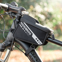 Lock Brothers Bike Bag Front Beam Bag Mobile Phone Upper Tube Bag Mountain Bike Saddle Bag Touch Screen Riding Equipment Accessories