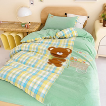 Kindergarten quilt three-piece set pure cotton childrens quilt cover baby entering the kindergarten bedding newborn nap bedding six-piece set