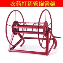 Adhesive hook rack water pipe storage rack pipe winding machine bracket pipe agricultural rolling pipe rack car washing gardening tool winding