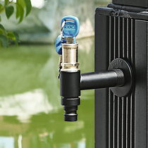 All copper black outdoor faucet with lock antifreeze garden animal washing machine faucet in one and two for home use
