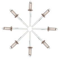 M3M3 2M4M4 8M5 round head blind rivet 304 semi-stainless steel Open-pull rivet decoration nail