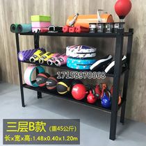 Gym storage rack Multi-layer yoga rack Finishing four-layer storage and placement rack Mechanical storage rack Yoga hall