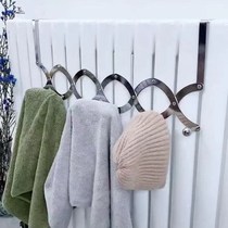 Special hook for heating sheet Clothes Hanger containing frame Stainless Steel Telescopic Multifunction Wall-mounted Hookers Hookers