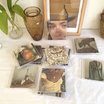 Korean ins wind CD box CD storage Retro B & B coffee shop surface decoration soft decoration photo props