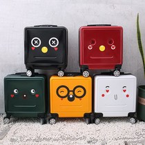 Children's suitcase Little girl luggage case can sit cartoon can ride boy's suitcase for primary school students live in school travel box