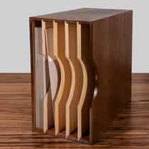 Vinyl machine phonograph LP record storage rack cabinet magazine cabinet classical nostalgic LP record storage rack