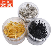 Safety pin Silver white Golden yellow black vintage metal paper clip buckle lock needle armband Safety pin brooch large medium and small cylinder