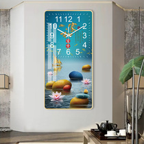 Genguan Restaurant Decoration Painting Clock Hanging Clock Living Room Home Fashion 2021 New Modern Minimalist Creative Table Hanging Wall