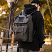 Backpack Mens Double Shoulder Bag Tide Cards Big Capacity Travel Fashion Trends Men Casual Junior High School High School College Students