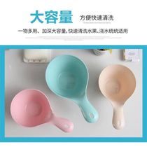 Thickened water spoon for bathing special childrens gourd scoop long handle water drift baby water scoop newborn household long handle