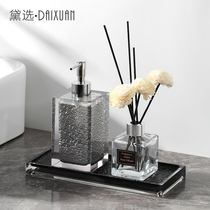 Hotel bathroom handliquid packaging bottle high-value lotion press bottle three or four pieces of washing pallet