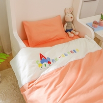Kindergarten special bedding pillow three pieces of baby enter the garden childrens bedding suit 6 pieces of suit