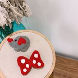 Cute wool frog cartoon hairpin 06