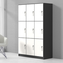 Wooden locker locker bathroom gym gym yoga change wardrobe code lock factory workshop staff locker