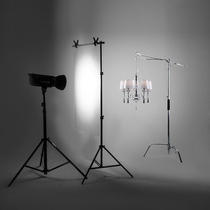 Photo background frame Background cloth bracket Filmed Props Telescopic Rod Flexo Paper Background Plate T Type Shelf Simple Gourmet Photography Shed Photographic Shed Static product equipment Scene to build tool frame