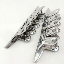 Ticket holder Large medium and small stainless steel clip Office documents Financial iron ticket holder Stationery supplies Plus size 